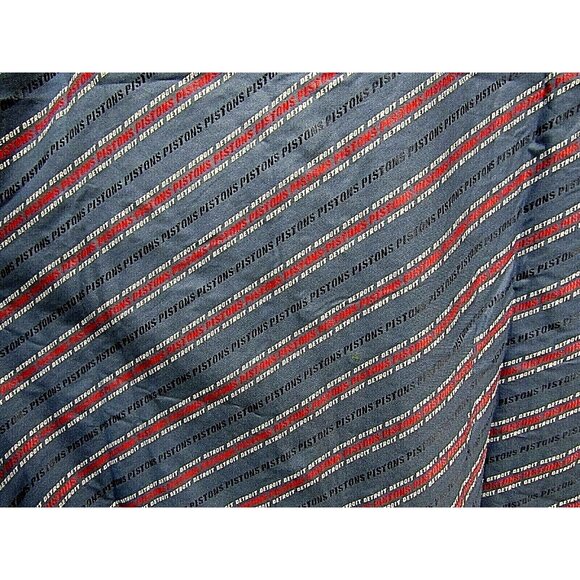 NBA Detroit Pistons Blue Button Up Dress Shirt Long Sleeve by Headmaster size L - Picture 8 of 10